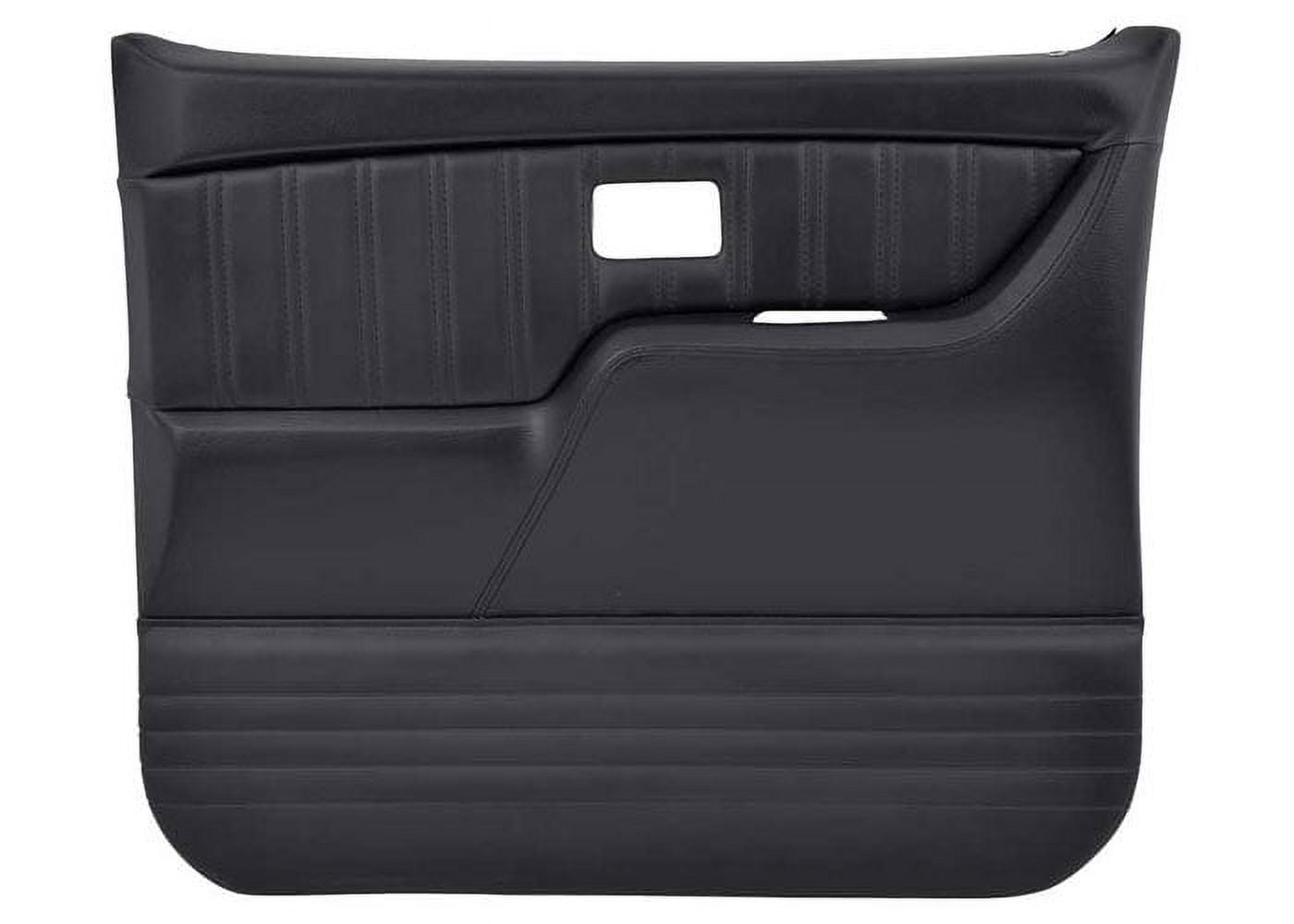 Brothers Trucks QDP0087RED Custom Sport Door Panels - Black/Red Stitching - Pair