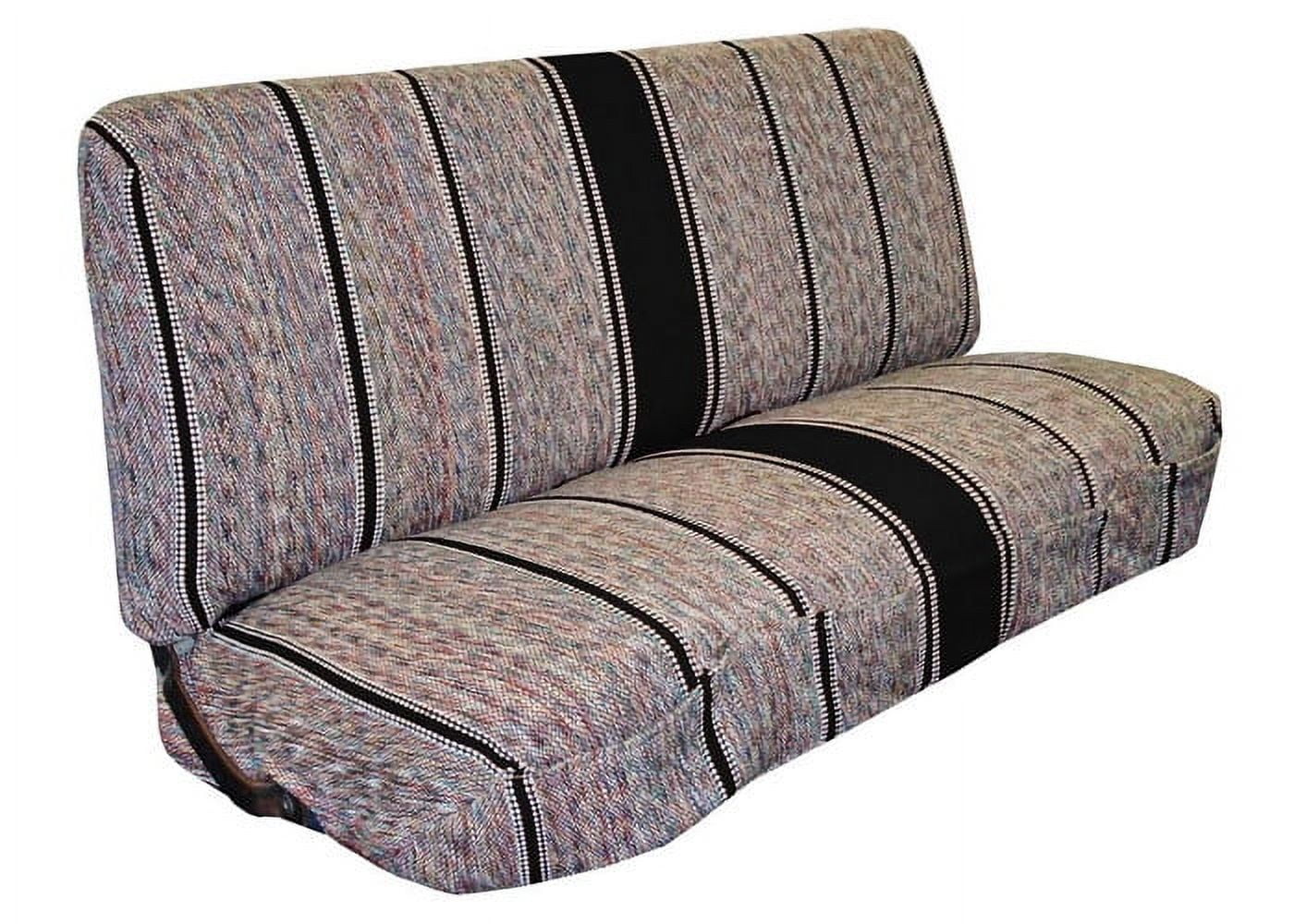 Brothers Trucks SBSC87UBLACK Saddle Blanket Seat Cover -Univ. Bench-Saddle/Black
