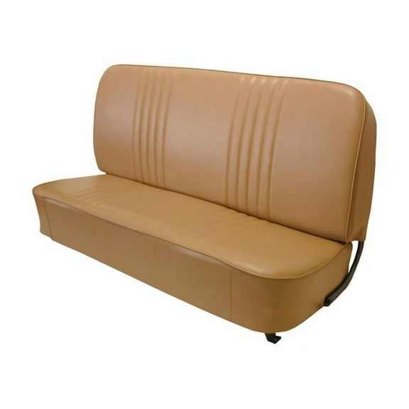 Brothers Trucks UPH5500SADDLE Original Style Seat - All Vinyl - Pleated - Saddle