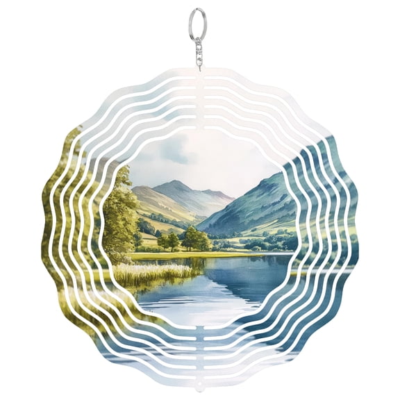 Brothers Water UK Wind Spinner, Kinetic Metal Outdoor Garden Gift