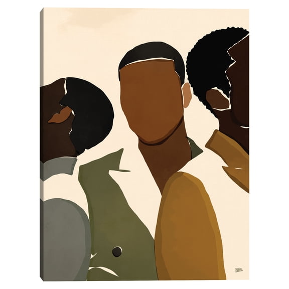 Brothers by Bria Nicole Canvas Art Print