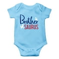 thumbnail image 1 of Brothersaurus - Little T-Rex Dinosaur, I Love My Big Brother - Cute One-Piece Infant Baby Bodysuit, 1 of 4