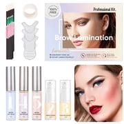 Brow Lamination Kit, DIY Eyebrow Lamination Kit, Professional Eye Brow Perm Kit, Instant DIY Eyebrow Lift Kit Salon Brow Lamination Kit for Fuller Thicker Brows Lasts