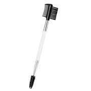 Brow & Lash Shaper with 3 Different Spoolie Brushes, for Separating Lashes, Eliminating Mascara Clumps, and Grooming and Shaping Brows-White