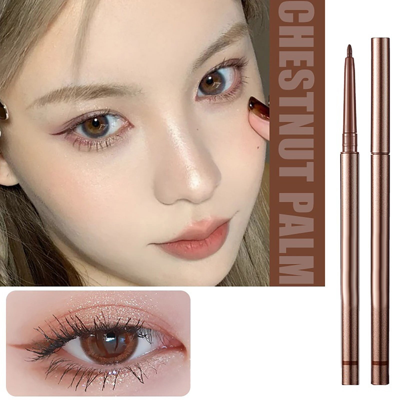Brow Mapping Pencil Makeup Glue Pen Glitter Liner Korean Nail Pencil