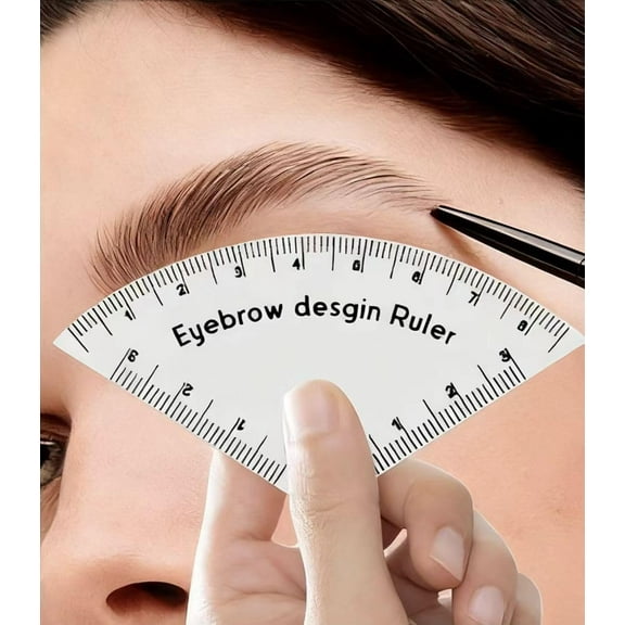 Brow Mapping String,Eyebrow Ruler,Fast Drawing Eyebrow Designs Ruler Microblading Mapping Tool Shaping Permanent Makeup Drawing Guide Ruler(1pc 3in)