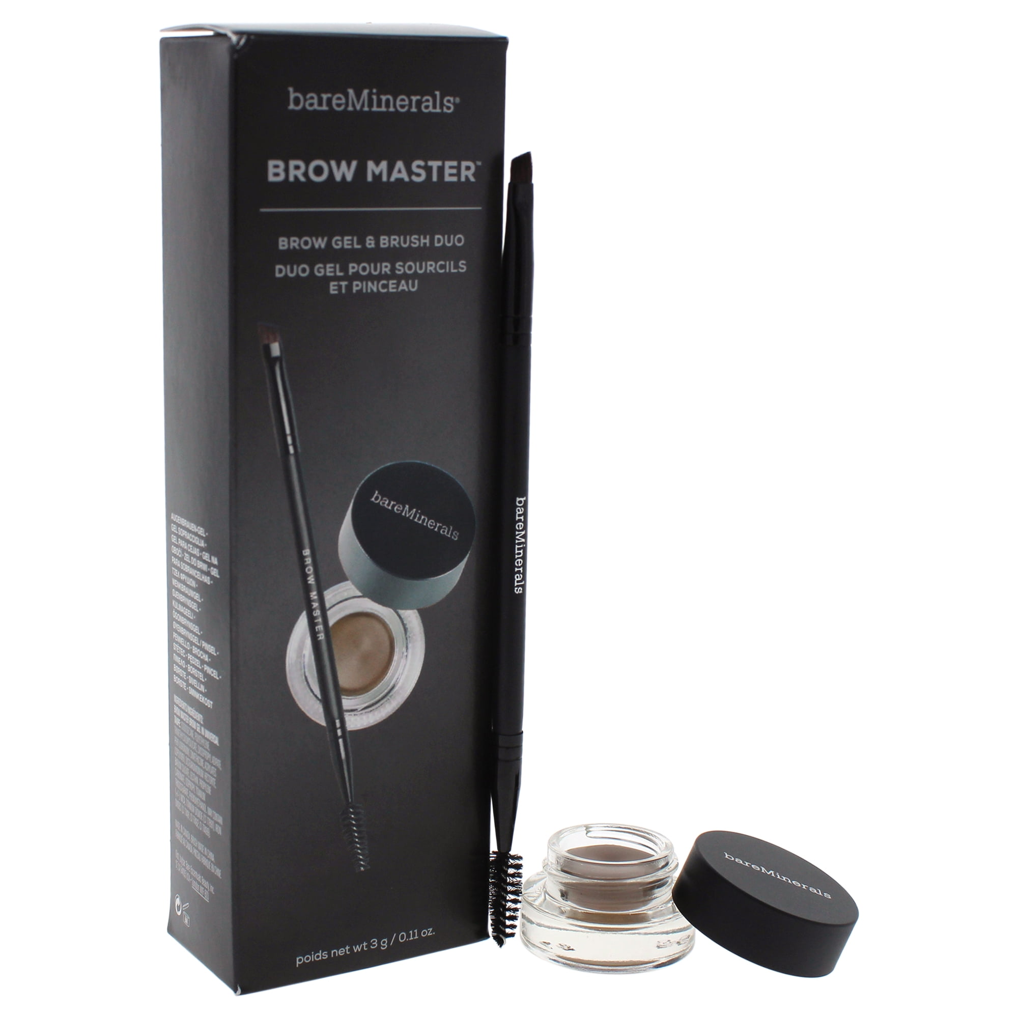 Brow Master Brow Gel Brush Duo Universal Taupe by bareMinerals for