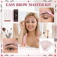 thumbnail image 1 of Brow Ruler Head-Mounted Silicone Set Easy to Use Makeup Helper Professional Eyebrow Shaping Template Kit Connected English Style Beauty Tool Kit A059_Brow Ruler, 1 of 5