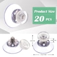 thumbnail image 1 of BrowQuartz 12piece Multi-functional Suction Cup Hooks Easy To Install And Remove Wide Application Suction Cups, 1 of 6