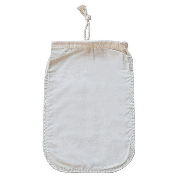 BrowQuartz Coffee Beverage Filter Bag with Drawstring Multi-purpose Food Vegetable Fruit Fine Mesh Strainer Bags Home Kitchen Cafe 8x12inch