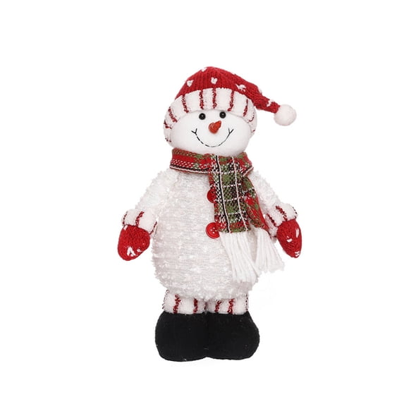 BrowQuartz Gnome Doll Xmas Pendent Joyful Christmas Decor Multiple Patterns Sweet Gift Household Decorations Wall Hanger Kid Stuffed Toy Snowman Pattern