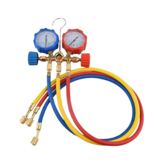 BrowQuartz HD Dial Car Manifold Gauge Hook High Accuracy Air Condition Refrigeration Set Conditioning Tools Replacement Part Type C