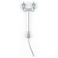 thumbnail image 1 of BrowQuartz Model Layout Lights Double-Heads Garden Lamps Scale 1:87 Mini Landscape Miniature Lamppost Sand Table Train Decorations Gray（Warm White）, 1 of 6