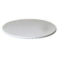 thumbnail image 1 of BrowQuartz Round Table Cloth Waterproof Dining Tablecloth Elastic Fitted Protector Cover Home Kitchen Wedding Party Supplies White, 1 of 6
