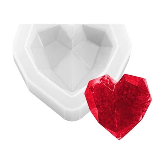 BrowQuartz Silicone Mold DIY Heart Love Flower Pot Dessert Jewelry Making Supplies Fondant Soap Mould Decoration Baking Bakeware Type 6