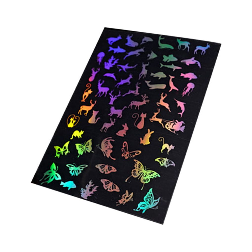 BrowQuartz Transparent Stickers with Multiple Pattern DIY Accessory ...