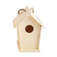 thumbnail image 1 of BrowQuartz Wood Bird Feeder Unfinished DIY Accessory Pet Supplies Decorative Wall-mounted Hanging Birdhouse Garden Balcony Tree Type5, 1 of 6