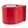 thumbnail image 1 of Brower Insulated Horse Feed/Water 5 Gallon Bucket Holder with Cover, Red, 1 of 12