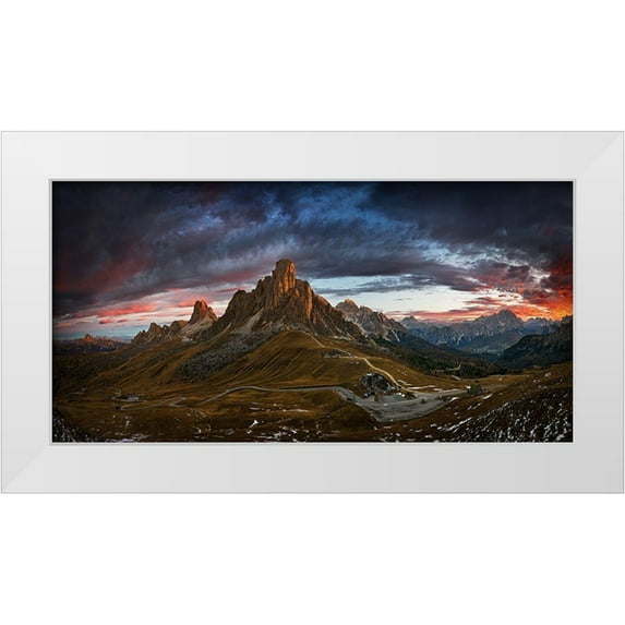 Browko, Krzysztof 24x14 White Modern Wood Framed Museum Art Print Titled - Passo....