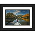 thumbnail image 1 of Browko, Krzysztof 24x17 Black Ornate Wood Framed with Double Matting Museum Art Print Titled - Morning Silence..., 1 of 4