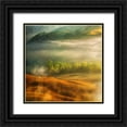thumbnail image 1 of Browko, Krzysztof 26x26 Black Ornate Wood Framed with Double Matting Museum Art Print Titled - Mist..., 1 of 4