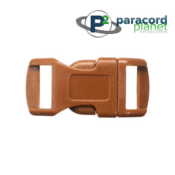 Brown 1/2" Buckle - 50 Pack - Paracord Planet Buckles