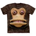 thumbnail image 1 of Brown 100% Cotton Cymbal Monkey Realistic Graphic T-Shirt, 1 of 2
