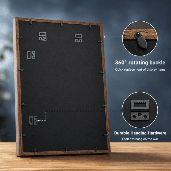 Brown 16x20 Shadow Box Picture Frame