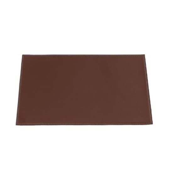 Brown 17 x 12 Leatherette Square Corner Placemat