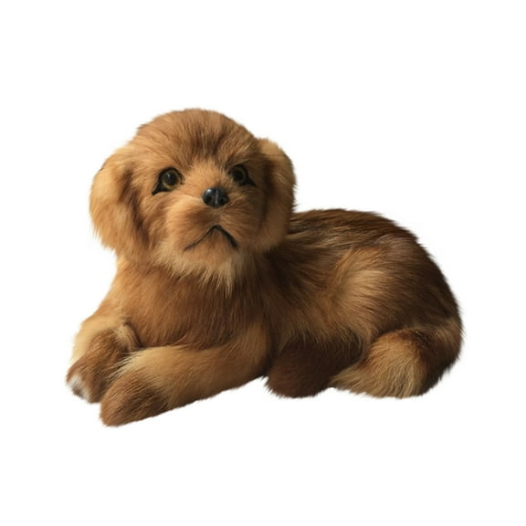 Brown 2026 Simulation Golden Retriever Plush Dog Toy For Kids Cute Stuffed Animal Model Gift