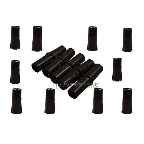 Brown 3/8" Recessed Wired Door Window Sensor Alarm Switch Contact Terminal 10/pk