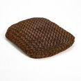 thumbnail image 1 of Brown 3' x 4' Lux Faux Fur Oval Pet Bed, 1 of 5