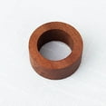thumbnail image 1 of Brown 4 Round 1.75" Natural Wood Slices Napkin Rings Party Events Decorations, 1 of 6