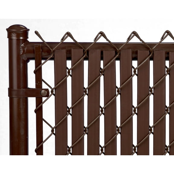 Brown 5ft Tube Slat for Chain Link Fence