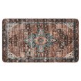 thumbnail image 1 of Brown Abstract Bohemian Doormat,Non-Slip Durable Welcome Mat Funny Floor Door Mats for Indoor Outdoor Kitchen, 1 of 6