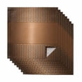 thumbnail image 1 of Brown Abstract Cloth Napkins, Modern Minimalist Geometric Washable and Reusable Dinner Napkins Set of 8, Table Napkin for Kitchen Party Birthday Wedding Hotel Housewarming 20"x20", 1 of 8