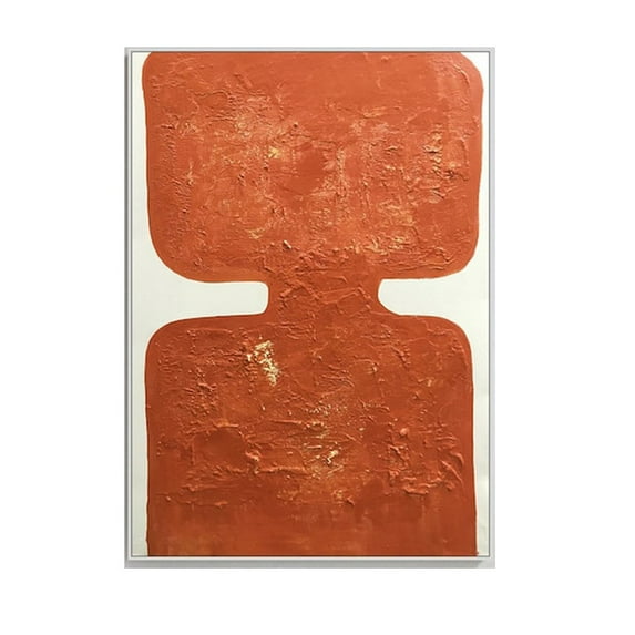 Brown Abstract Painting Wabi Sabi Wall Art Minimalist Painting Neutral Abstract Art Lare Earth Tone Modern Painting Home Decor