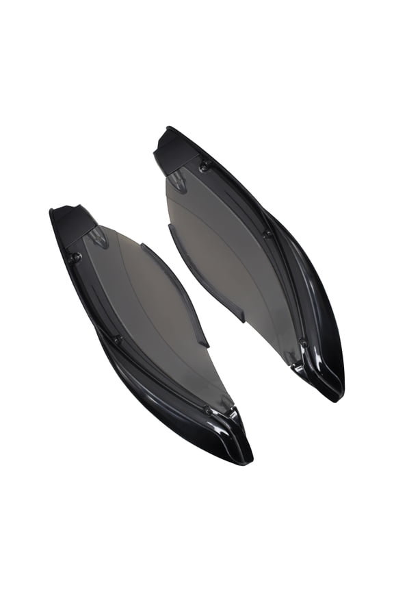 Brown Adjustable Fairing Air Deflectors Fit For Harley Touring FLH Tri 2014-2022