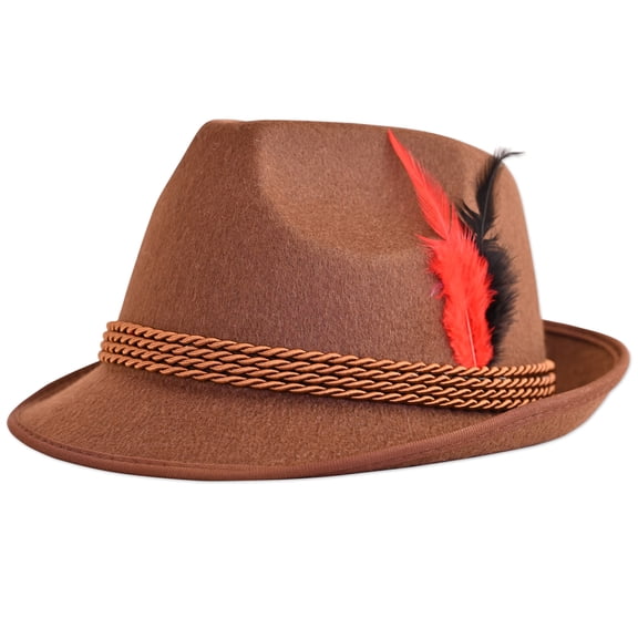 Brown Alpine Hat, (1/Pkg)