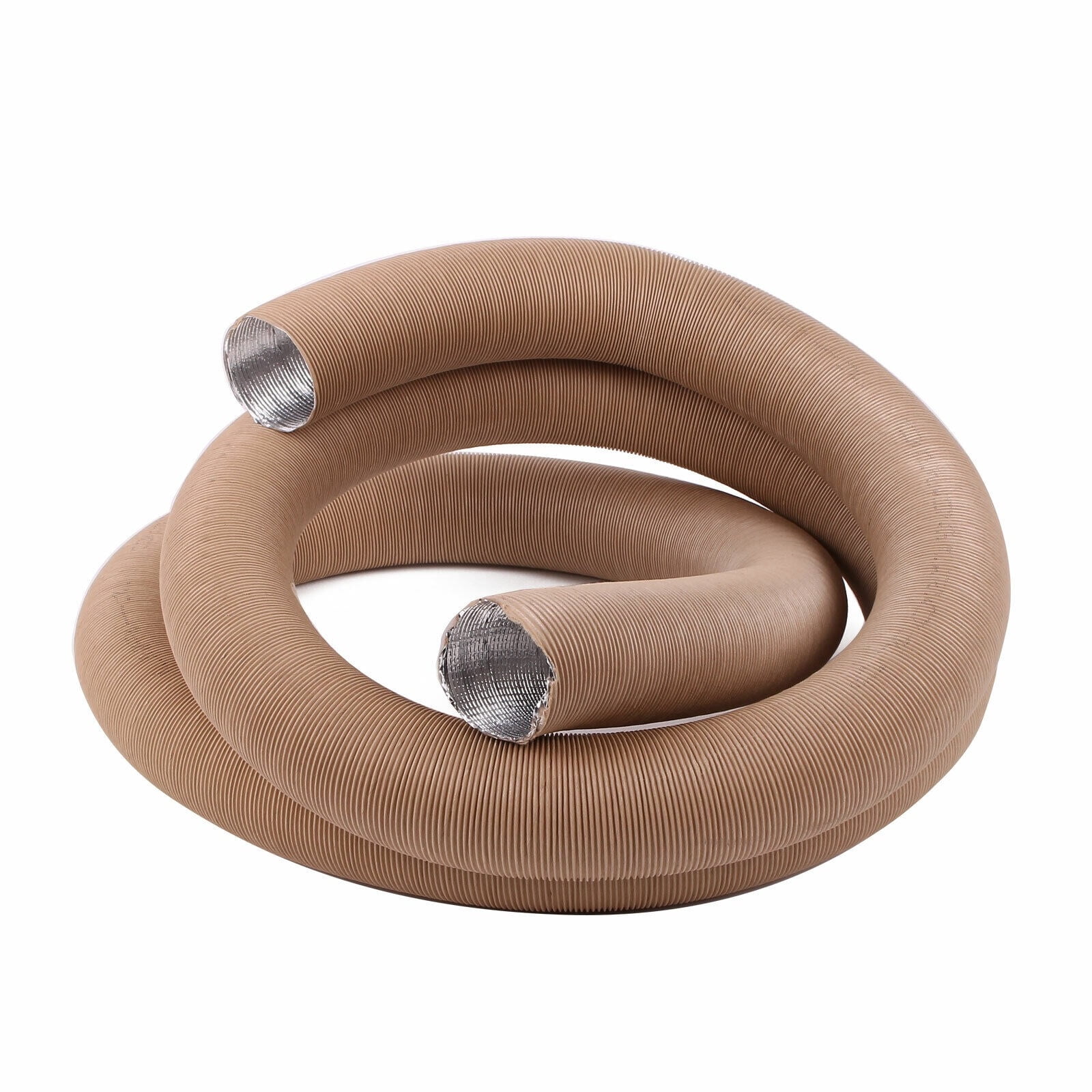 Brown Aluminum Heater Duct Pipe 300cm for Diesel Air Heaters Cars Trucks Boats Industrial Machines