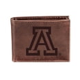 thumbnail image 1 of Brown Arizona Wildcats Bi-Fold Leather Wallet, 1 of 1