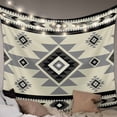 thumbnail image 1 of Brown Aztecs Large Tapestry for Bedroom Wall Hanging Tapestry,Southwestern Stripe Native American Boho Ceiling Backdrop Tapestries Poster Blanket Wall Decor for Teens Room Living Room Dorm 100" x 59", 1 of 8