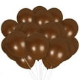 thumbnail image 1 of Brown Balloons - 12 Inch Latex Balloons - 12 Pack, 1 of 1