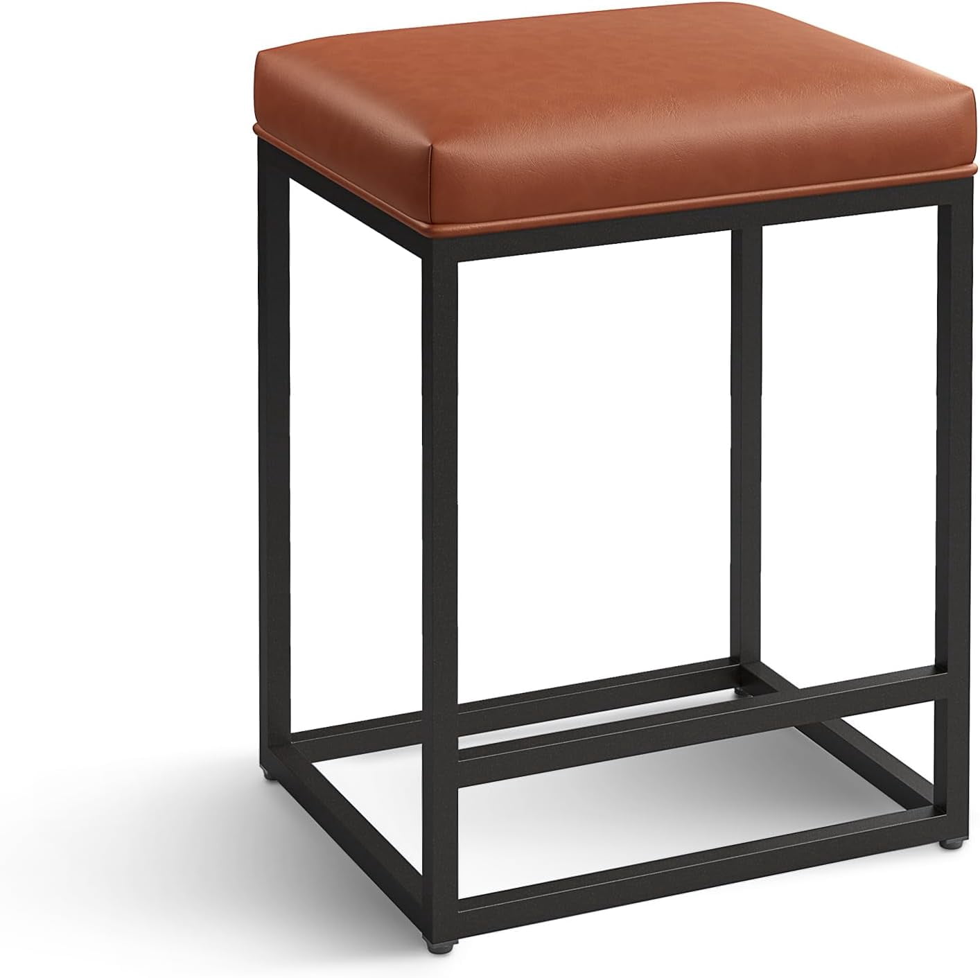 Brown Bar Stools - 24 inch Counter Stools for Kitchen Island, Counter ...