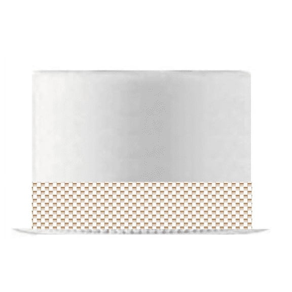 Brown Basket Weave Edible Cake Decoration Ribbon -6 Slim Strips