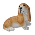 thumbnail image 1 of Brown Basset Puppy Dog Statue, 1 of 1