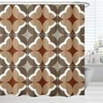 Brown Bathroom Shower Curtains Grey and Beige Shower Curtain Abstract