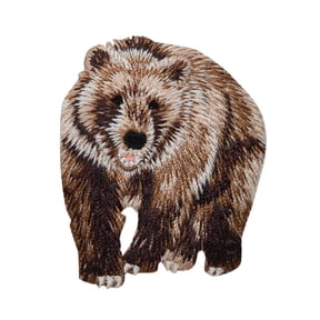 Brown Bear - Animals - Iron on Applique/Embroidered Patch