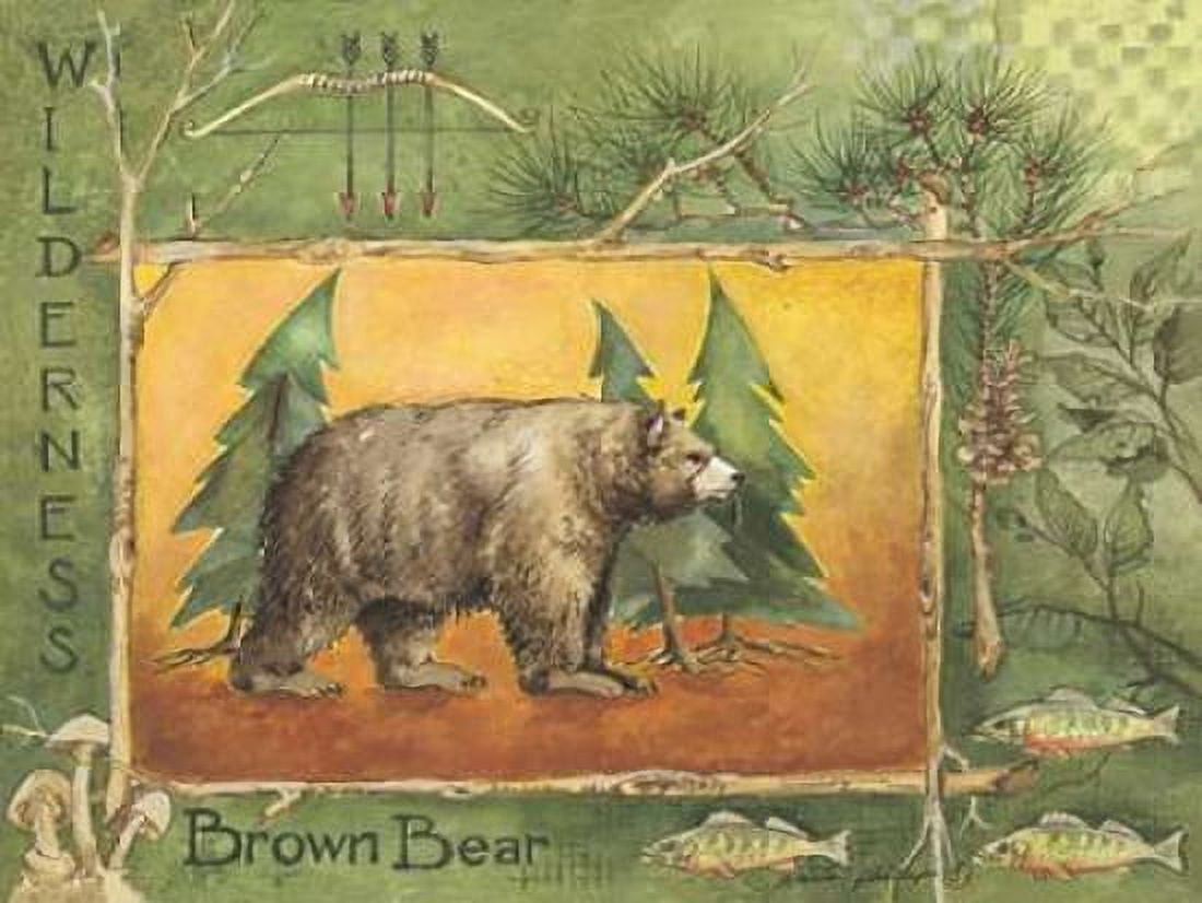 Brown Bear Canvas Art - Anita Phillips (18 x 24)