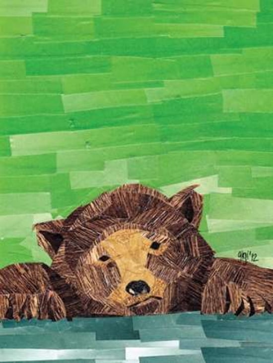 Brown Bear Canvas Art - Gigi Garcia (18 x 24)